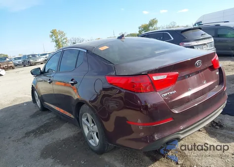 2015 Kia Optima Lx from USA, damaged, VIN 5XXGM4A72FG488154